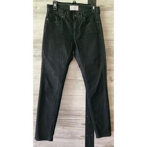 LAST CALL Everlane The High-Rise Skinny Jeans Sz 27 Black Stretch Denim Ankle